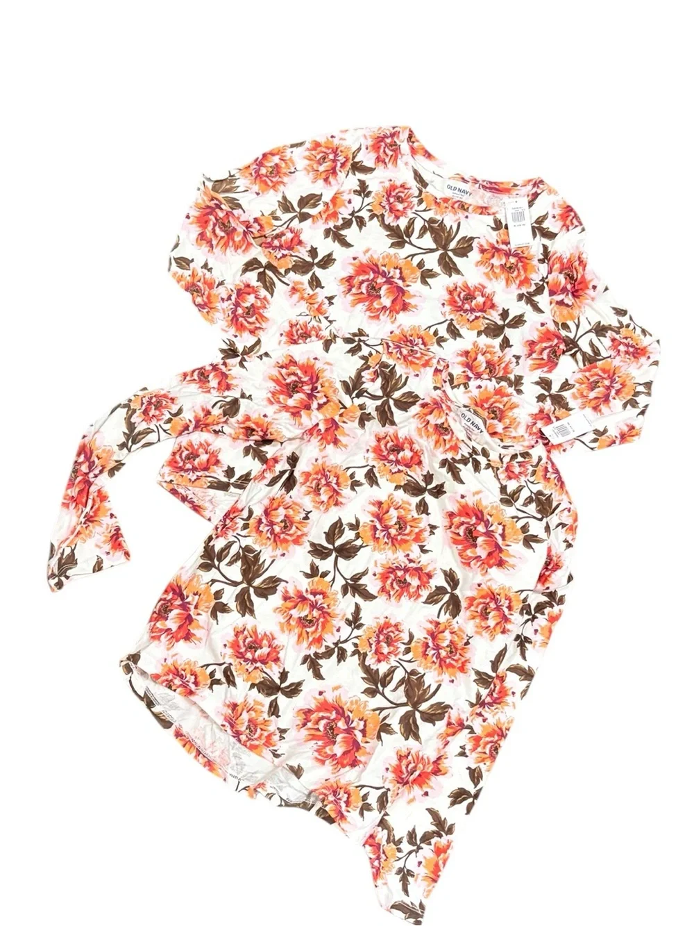 Old Navy Long Sleeve Floral Softest Tee Size XL 14-16
